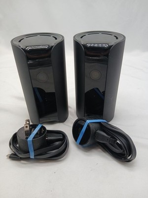 2 Canary CAN400USBK Wireless Indoor Survellience Security Black Cameras 2 PACK