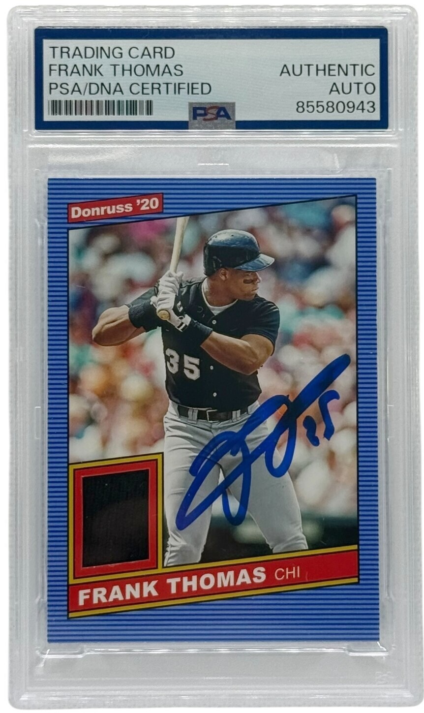Frank Thomas Autographed '20 Donruss Panini Card #86M-FR PSA Authenticated