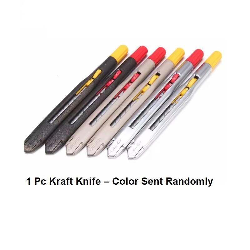 30&deg; Retractable Blade + 10 Refills Leather Paper Cutter Tool