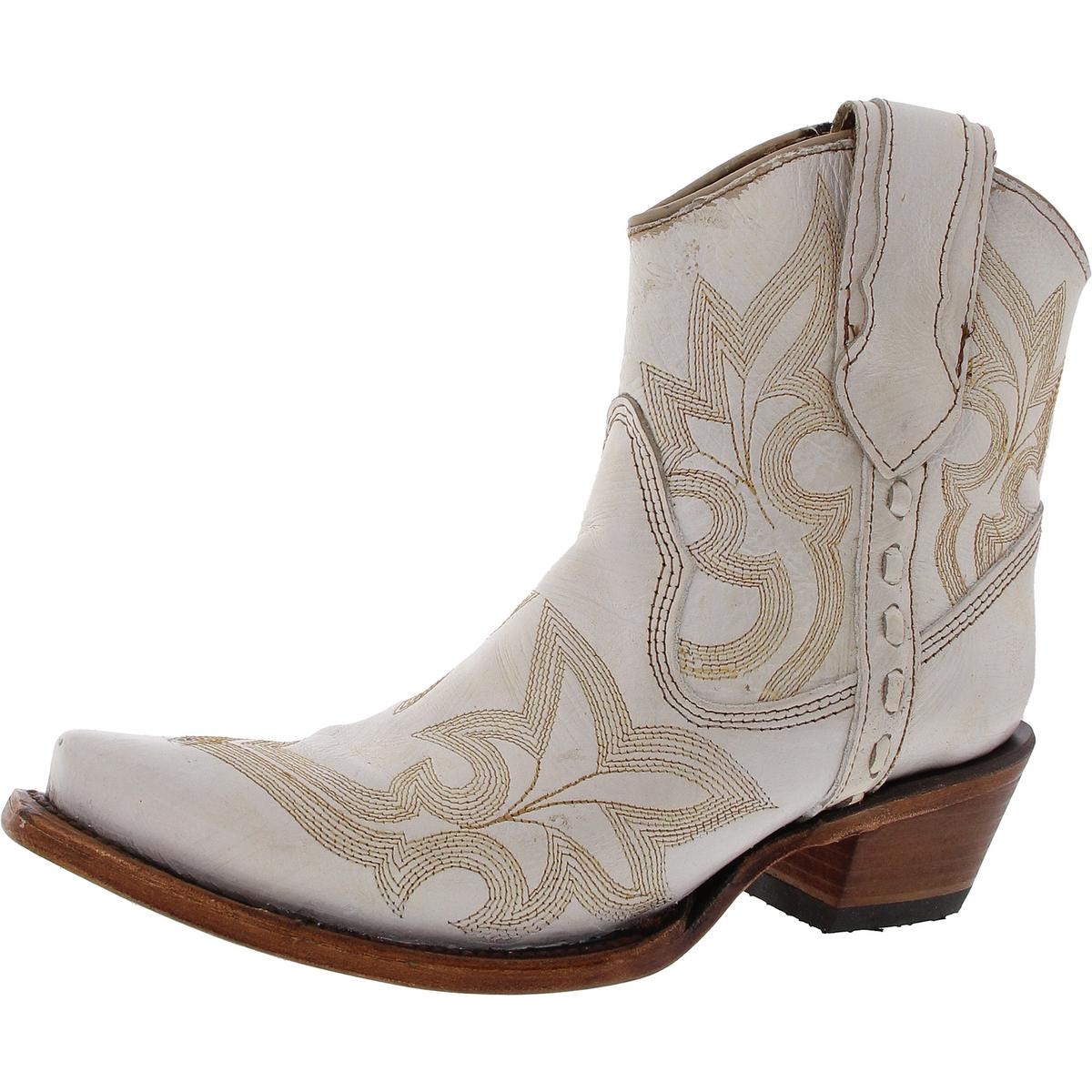 Женские ковбойские сапоги Circle G из белой кожи в стиле вестерн 55 Medium BM BHFO 8804 10190₽