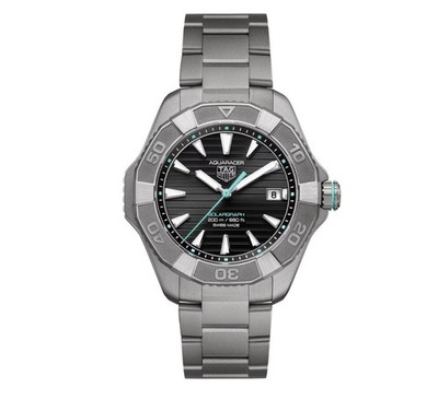 TAG Heuer Aquaracer Pro 200 Solargraph Black Titanium Men's Watch WBP1184.BF0008