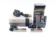 NES Nintendo Console w/ 2 Controllers Super Mario Bros 15 Games Cords Tested