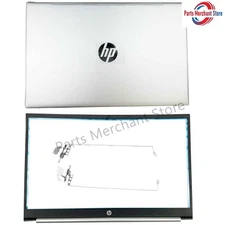 New HP Pavilion 15-EH 15-EG 15-EH0050WM 15.6" LCD Back Cover Lid Bezel Hinges US