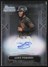 2022 Bowman Sterling Jairo Pomares Prospect Auto San Francisco Giants #PA-JP