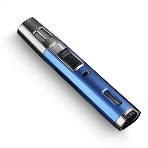 Refillable Butane Torch Lighter Adjustable Cigar Lighter 2 Jet Flame Lighter - Picture 15 of 15