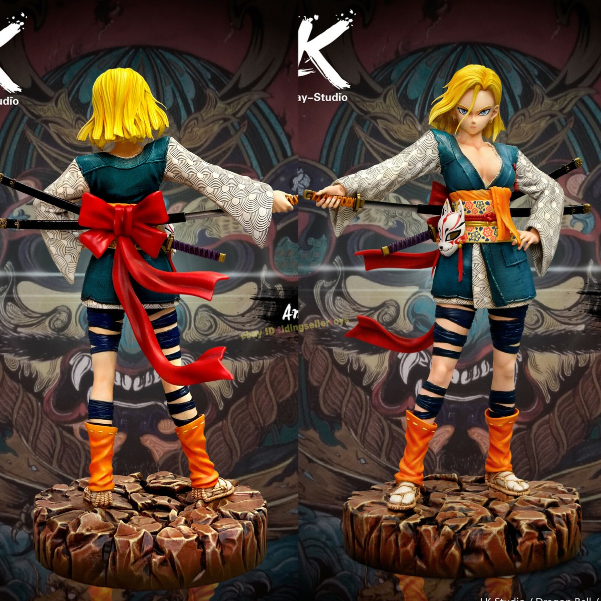 LK Studio Dragon Ball Samurai Android 18 Lazuli 1/7 Resin Model