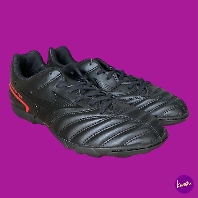 MIZUNO Unisex Junior Monarcida Neo II Select AS Fußballschuhe, schwarz/rot, UK 5