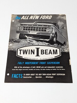 Vintage 1965 Ford Twin I Beam Sales Brochure Original | eBay