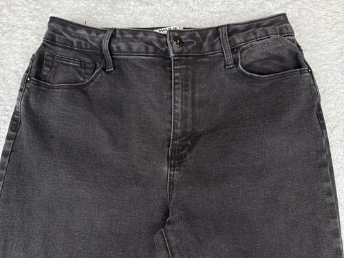 Wax Jeans Junior 13 Black Denim Bootcut High Rise Cotton Blend Stretch 28x30 - Picture 4 of 18