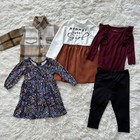Shein Cat and Jack Baby Girl's Clothing Bundle Size 6-12 Months