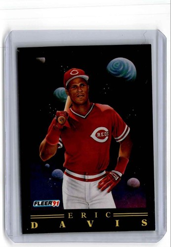 1991 Fleer Pro-Visions Eric Davis Cincinnati Reds #10
