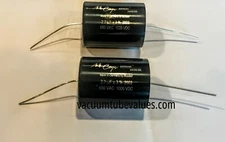 PAIR TWO Mundorf MCap 1000 VDC SUPREME Silver-Oil Cap Capacitor 2.2uf 2.2 uf 