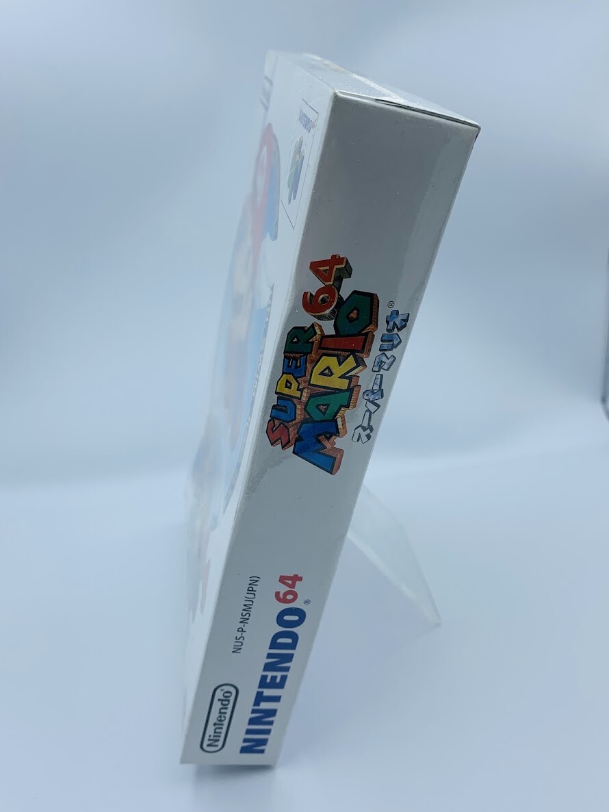 NEW SEALED Super Mario 64 Japan Nintendo 64 Japanese 1996 Complete