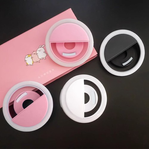 LED Mobile Phone Selfie Fill Light Mini Three-speed Adjustable Ring Selfie Light - 第 4/13 張圖片