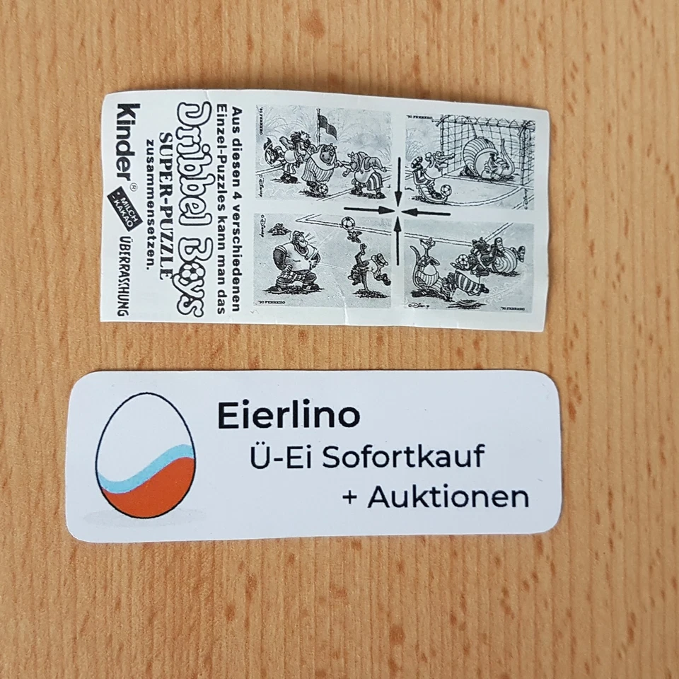 +WOW+ Fehldruck von Dribbel Boy Puzzle BPZ + 100% original + SELTEN Dribble - Bild 2 von 2