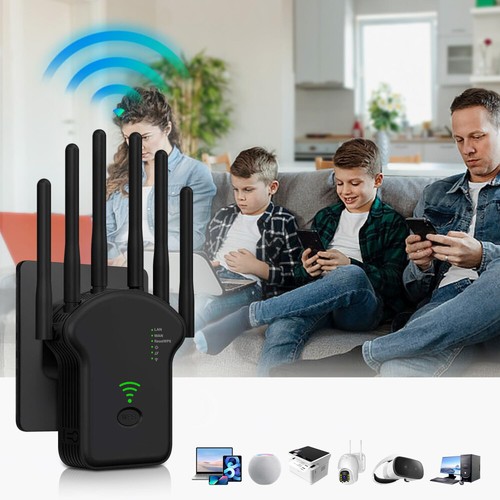 Wifi Signal Verstärker WLAN 1200Mbps Repeater Router Range Access Point Booster - Bild 3 von 11