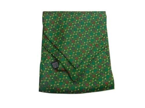 Ascot (foulard) Homme En Soie Pure - Fabriqué En Italie - Blanc Extra Fin - 135 Cm