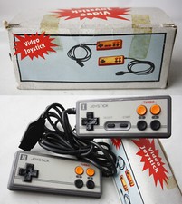 2X VERY RARE VINTAGE CONTROLLER JOY STICK FOR NES NINTENDO CLONE NEW NOS
