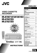 JVC HR-J272EU J270 J470 J472EU J670 J671 J672 J673 674EU VCR Owners Manual