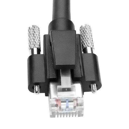 CAT6a GigE Vision Cable Horizontal RJ45 Screw Lock Industrial Ethernet Cable - 第 5/15 張圖片