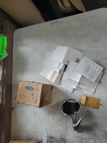 C1SZ-17696-B 1966 Ford Mustang/Galaxie/Comet/Fairlane Rotunda Outer Mirror NOS