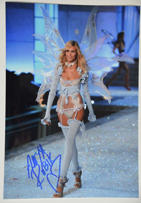 Anja Rubik signed Victoria s Secret Sexy 20x30cm Foto Autogramm Autograph 1