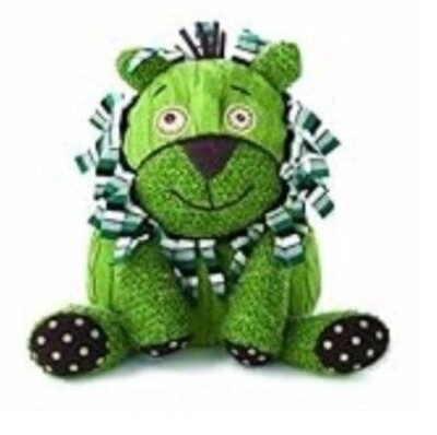 New Nat & Jules Knitzies Louis The Lion Green Hand Me Down Plush Stuffed Toy