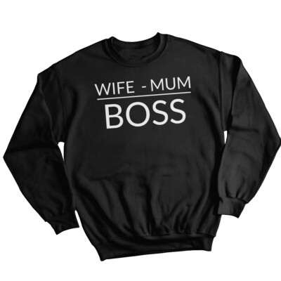 Damen Frau Mama Chef Muttertag Sweatshirt Pullover lustig Mama Mama süß Geschenk #MD