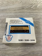 Vintage American Hi-fi Graphic Equalizer Amplifier 7 Band Hp-7 - New Open Box
