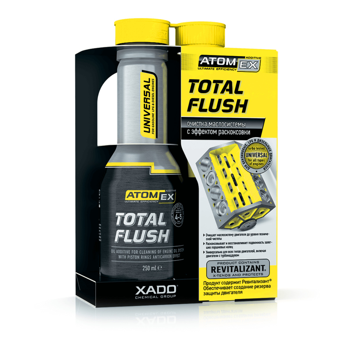 System Cleaner Atomex Total Flush Car Revitalizant