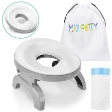 Portable Potty for Toddler Travel Potty Training Seat Kids 2-in-1 Potty Chair