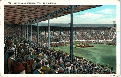 Multnomah Stadium PORTLAND OREGON 1920s MULTNOMAH STADIUM SPORTS SCENE PACKED STADIUM ...