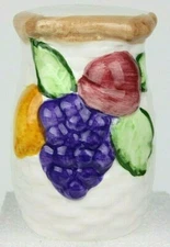 Vintage Artmark Originals - Hand-Painted Salt Shaker Only Fruit Design 60's New 