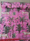 Vintage handmade kantha Quilt King Size Jungle Print Kantha Throw