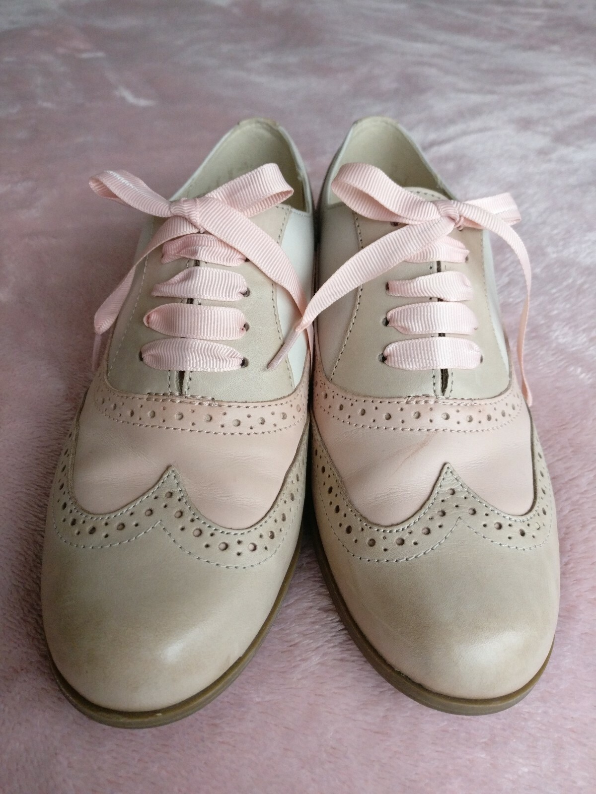 Ladies Narrative Brogues Wide Fit 