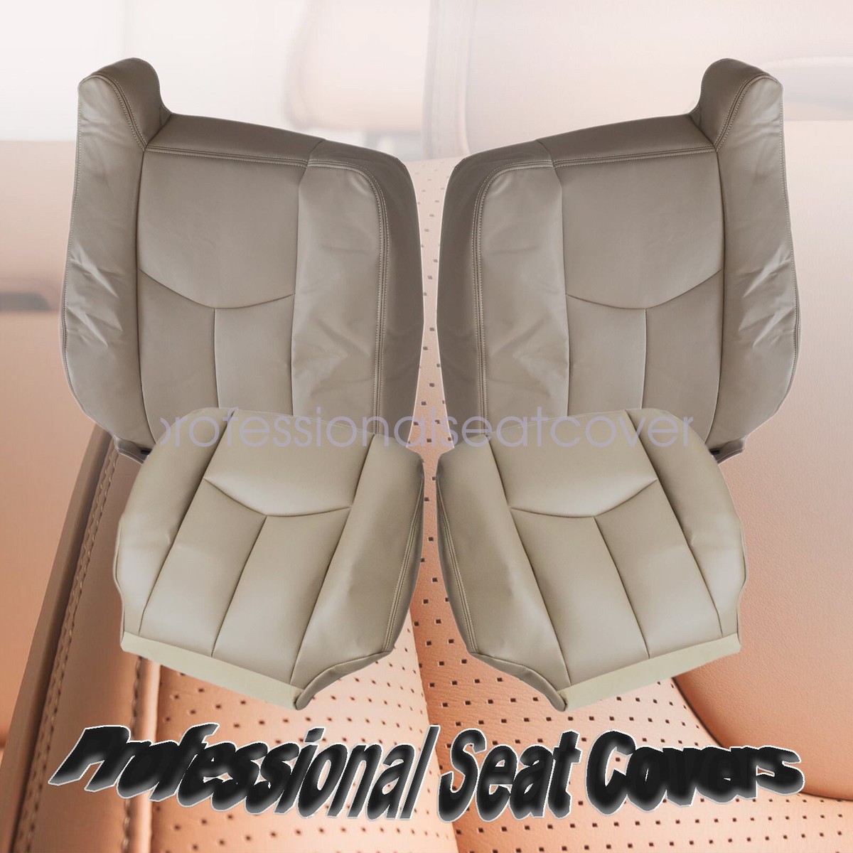 For 2003-2006 Chevy Silverado GMC Sierra Front Seat Cover NO