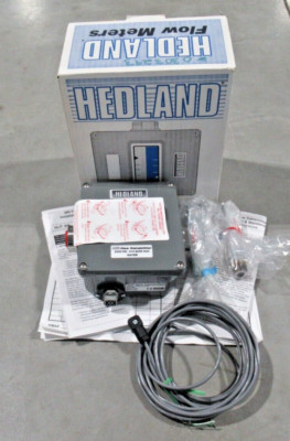 HEDLAND H634X-015-MR MR Flow Transmitter 6000PSI, 414 BARS MAX, Water *NEW*