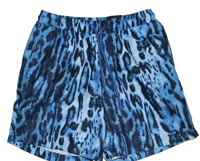 International Concepts Men's Volley Swim Trunks shorts lined pockets Blue 2XL