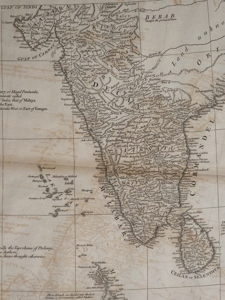 Antique Map ASIA Plate 4 Engraving by R. W. Seale Revised by Bolton 1755 - Image 2 of 4