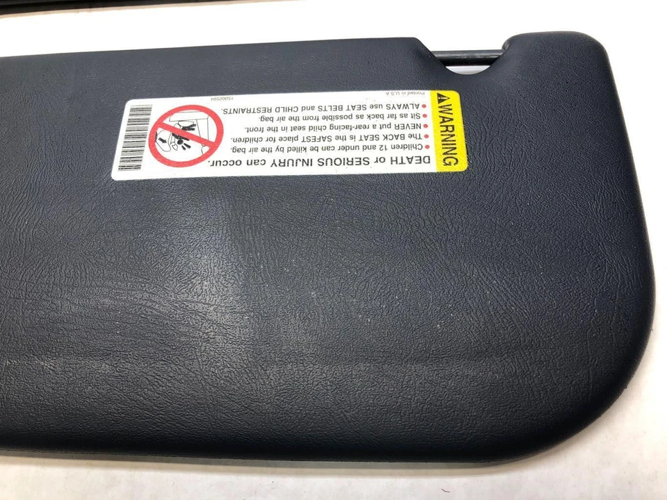 2000-05 Chevy Astro esquerda e direita par de para-sol de vinil azul sem espelho/luzes* - Imagem 2 de 4