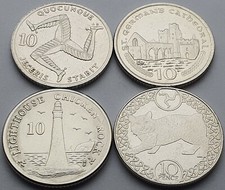 Isle of Man 10p coin set - Circulated
