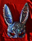 BUNNY artist BLUE PLAYBOY handmade rhinestone crystal CHARLES MONIZ mask masque — photo 3