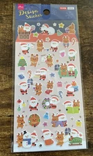 DAISO - Design Sticker  Santa Snowman  Christmas Stickers 🎄🎅 Kawaii Japan