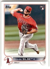 2022 Topps Update Chase Silseth Rookie #US192 Los Angeles Angels
