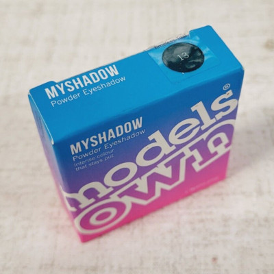 Models Own MYSHADOW Powder Eyeshadow Eye Makeup 13 MATTE TIMELESS TEAL ~ NEW!!!