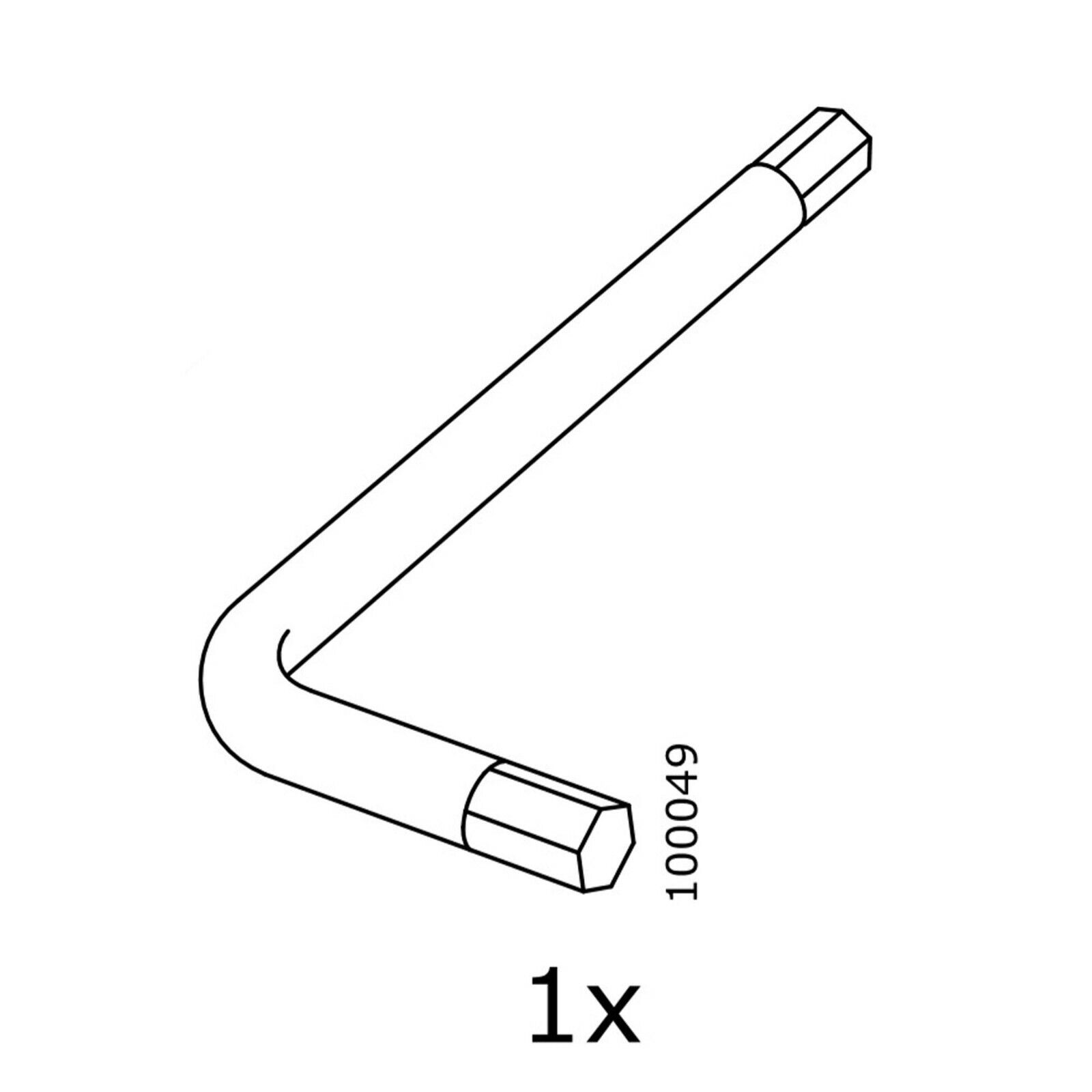Hedendaags kiezen communicatie 3 X IKEA OEM Metal Hexagon Key L-shaped Part # 100049 Allen 6mm for sale  online | eBay