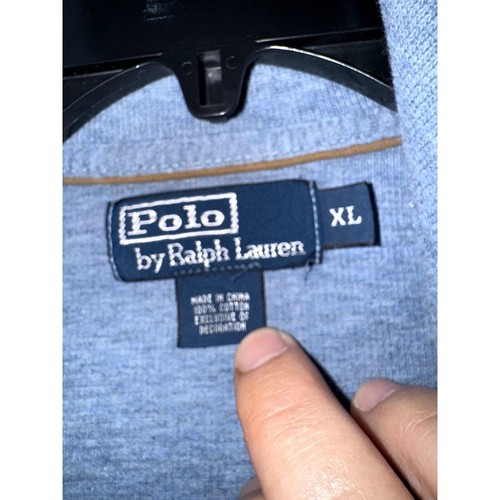 Vintage 90's Polo by Ralph Lauren 1/4 Zip Pullover Men’s XL - Picture 4 of 8