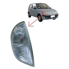 Freccia Anteriore Destra Indicatore Fiat Seicento 2000> Fanale Freccia Bianca - Miniatura 1
