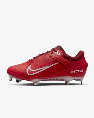 Nike Women's Hyperdiamond 4 Elite Metal Softball Cleats Size 7.5