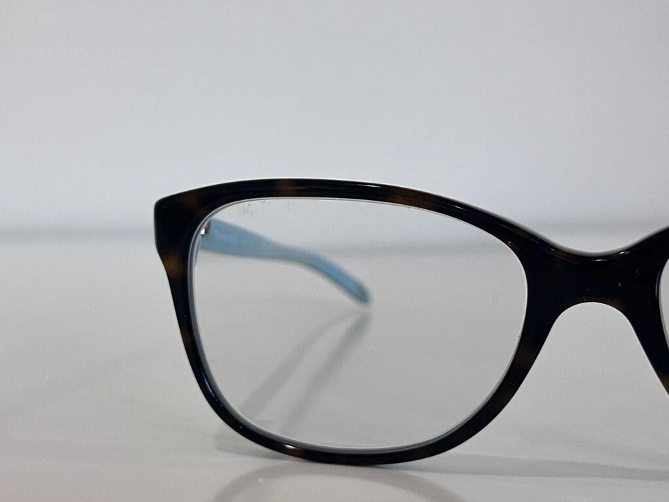 蒂芙尼 TF 2097 8134 方形哈瓦那棕色蓝色眼镜框 52-16-135 — 第 4/4 张图片